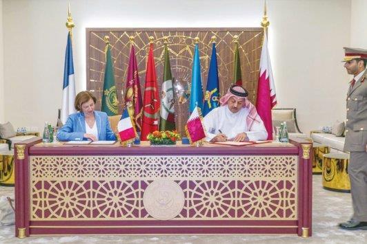 Qatar- Al Attiyah meets French Minister of Armies
