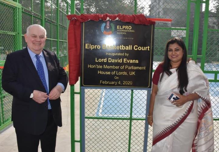 Lord David Evans Visits Elpro International School