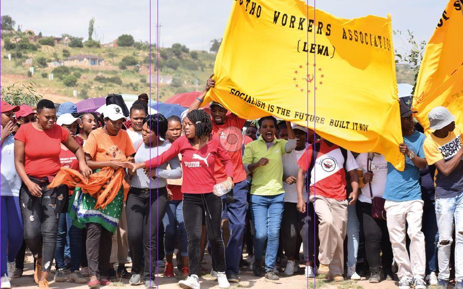 Textile unions pile pressure on Rantšo Textile unions pile pressure on Rantšo