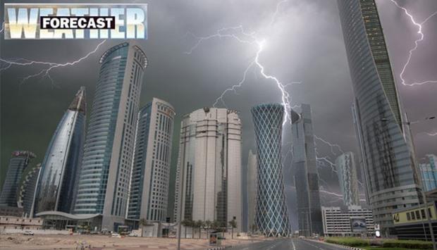 Qatar Thundery rain strong winds to continue Sunday MENAFN.COM