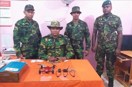 Sri Lanka- Suspect arrested while operating drone in Thirukkovil