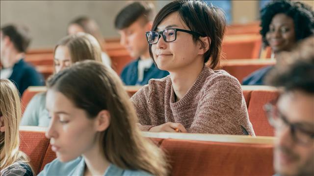 The students the lecture yesterday