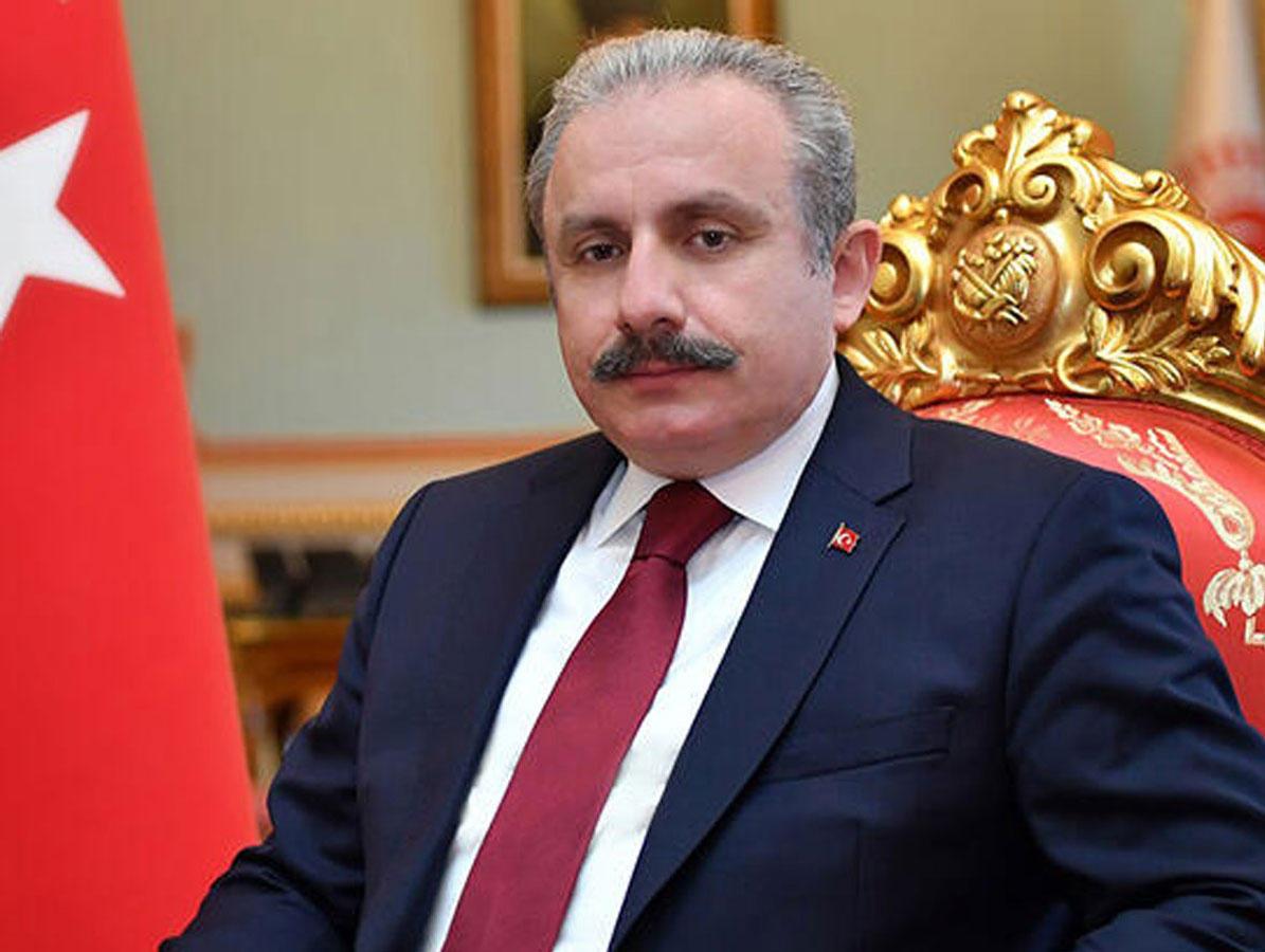Turkish parliament's chairman congratulates Azerbaijani people on Victory Day