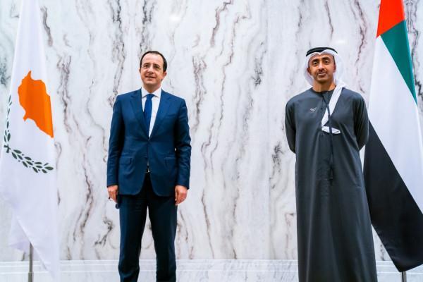 ΗΑΕ – Ο Abdullah bin Zayed, FM της Κύπρου αναθεωρεί την προώθηση της συνεργασίας