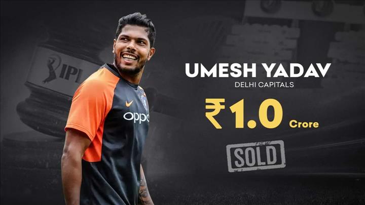India- IPL Auction: Umesh Yadav gets sold to DC | NewsBytes - Vimarsana News