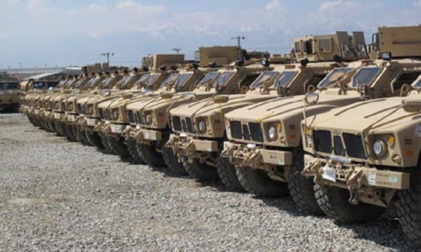 Afghanistan- U.S. Gives 640 New Military Vehicles to Afghan Forces