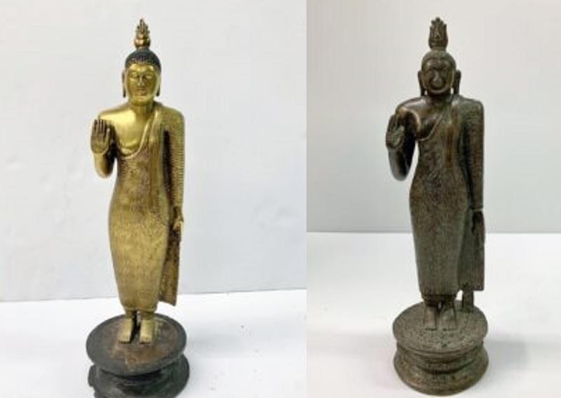 Manhattan District Attorney returns 18th Century Buddha statues to Sri Lanka