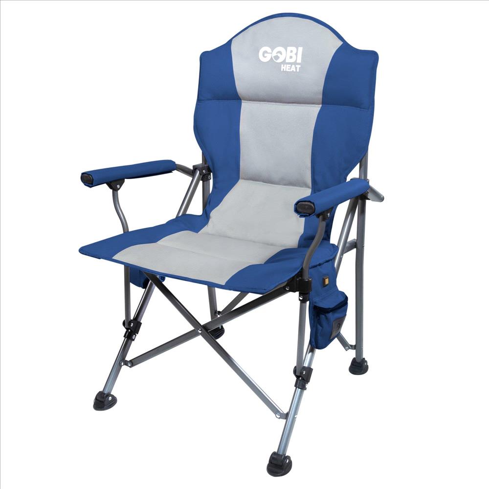 Gobi Heat® Launches NEW Heated Camping Chair. Terrain offers up to 9 hours of battery life and 3 heat settings. Gobi Heat® Launches NEW Heated Camping Chair. Terrain offers up to 9 hours of battery life and 3 heat settings.
