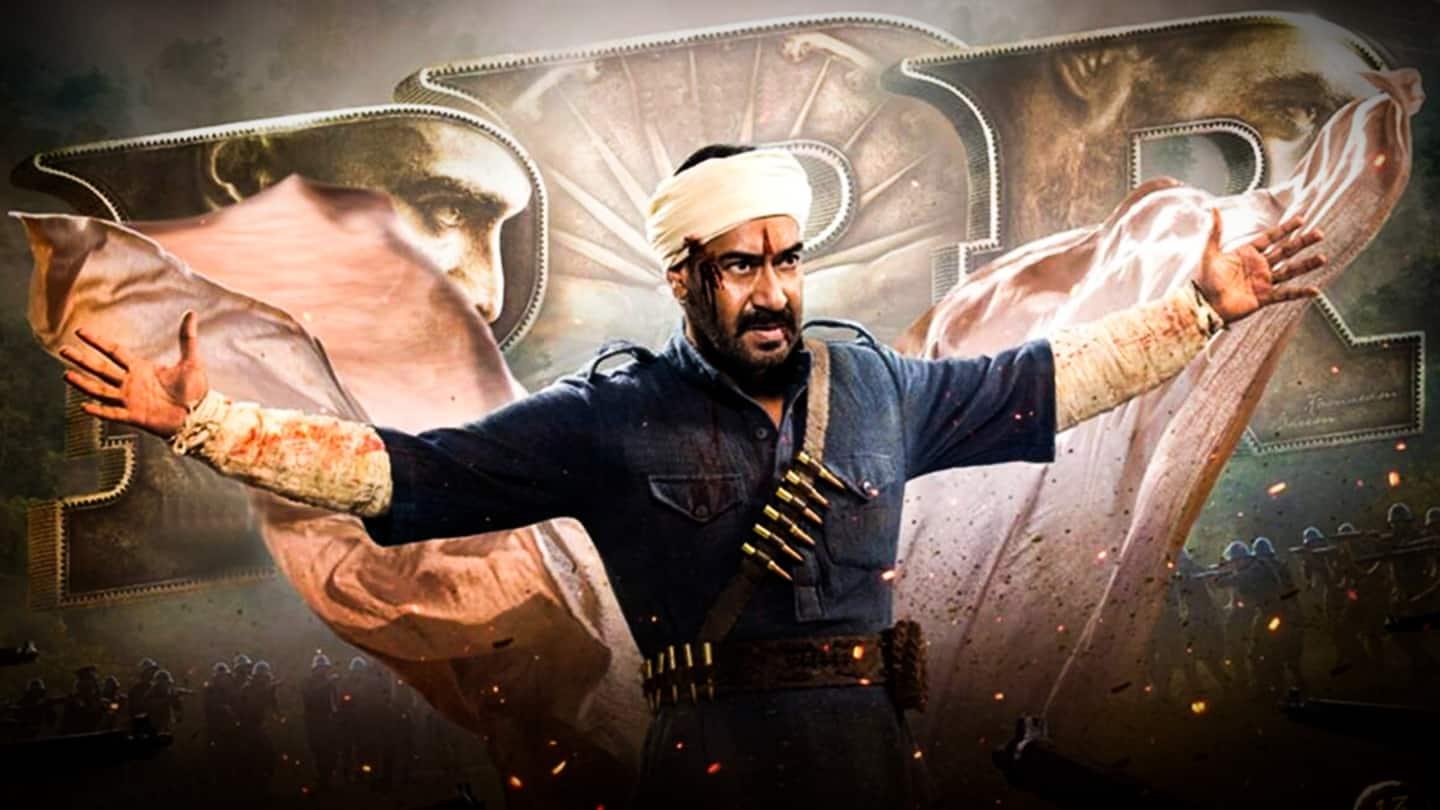 India- Ajay Devgn Looks Bloody Yet Formidable In 'rrr' Motion Poster 