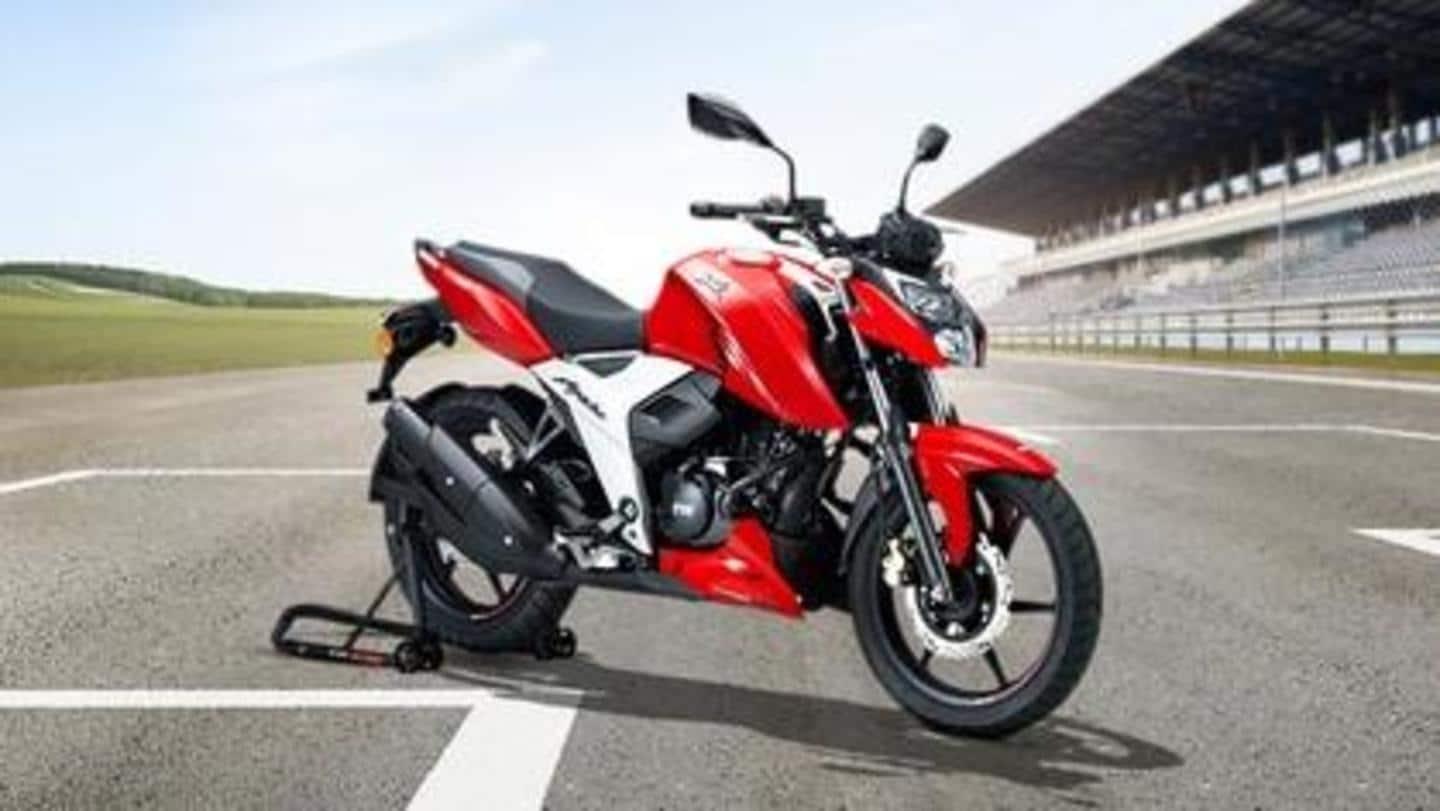 India Tvs Apache Rtr 160 4v And 0 4v Become Costlier Menafn Com