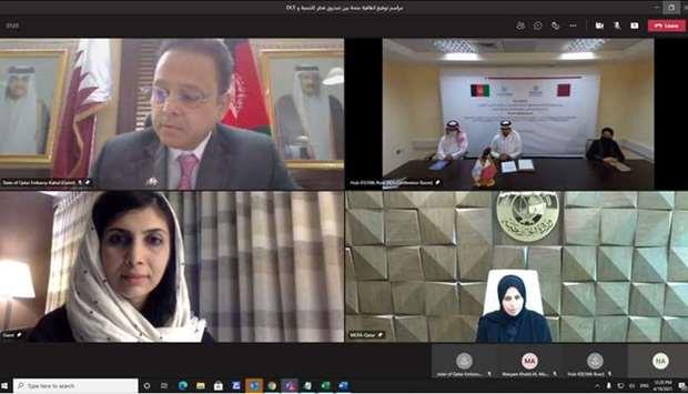 Qatar- QFFD, Digital Citizen Fund join hands to empower Afghan women