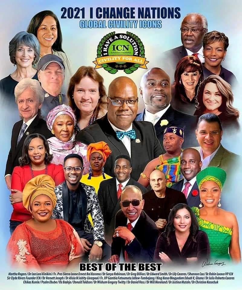 Former Presidents lead the Class of 2021 I Change Nations Global Civility Icons - Vimarsana News