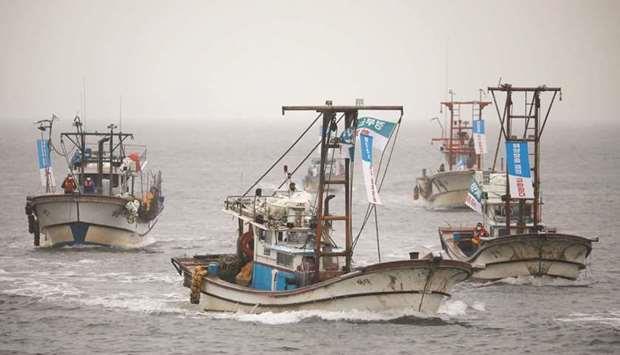 South Korean fishermen hold boat protests against Japan N-plans