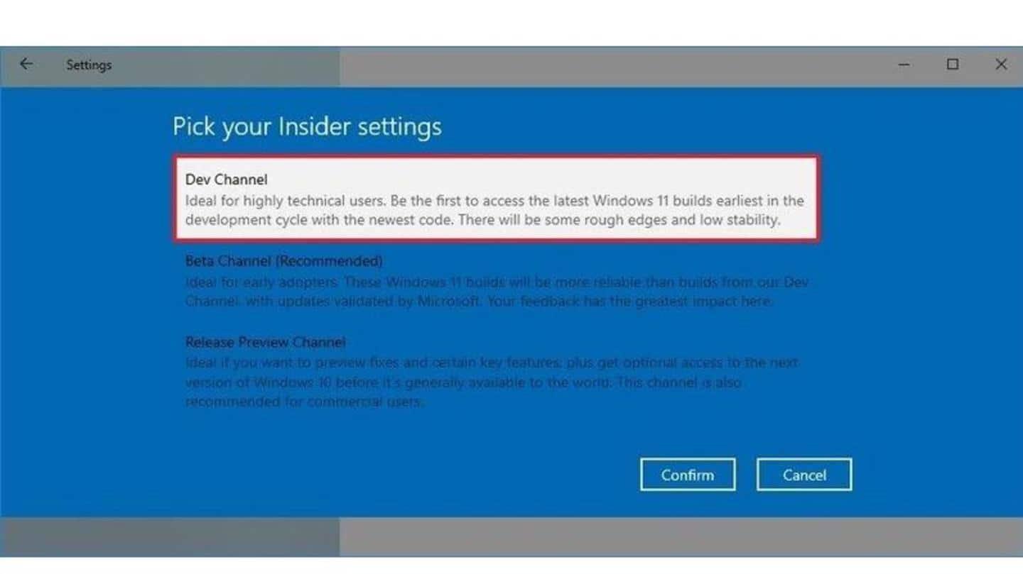 Windows 11 Insider Preview.