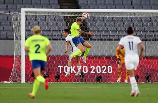 Sweden stuns US 3-0 in women's football at Olympics