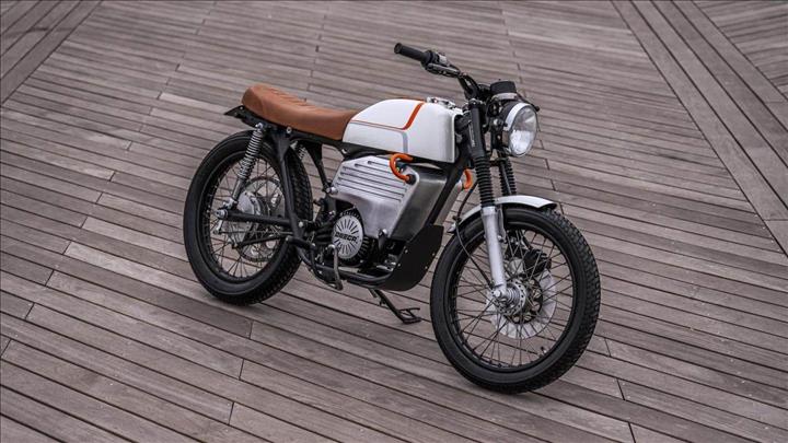 Omega EV200 electric motorbike with 