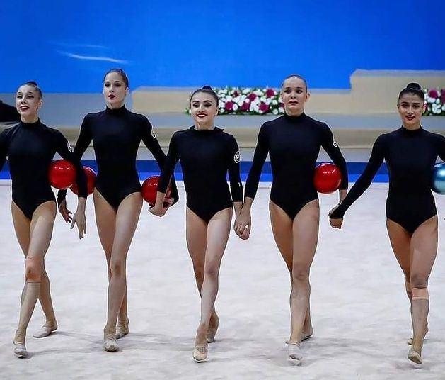 Azerbaijan S Rhythmic Gymnastics Team Joins Competition At T Menafn Com