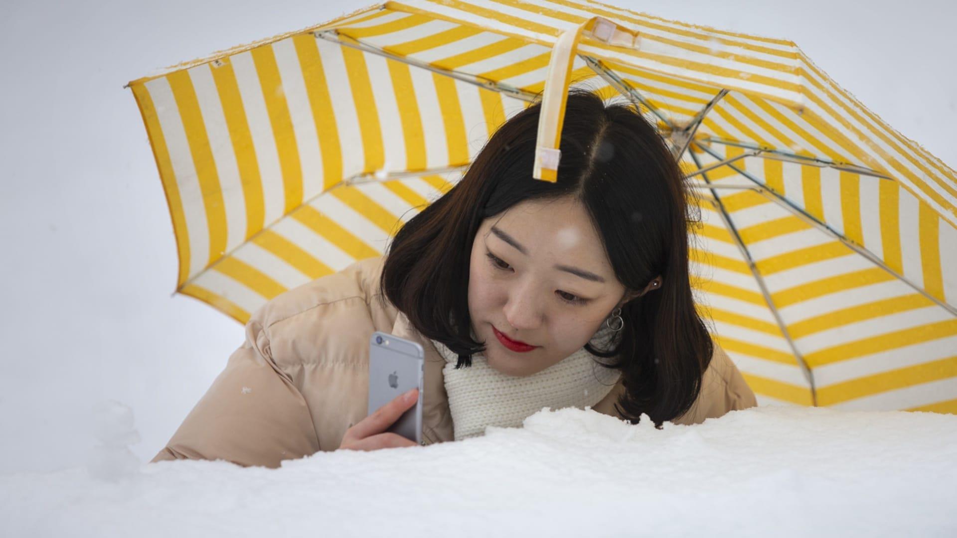 Over snow. Over snow