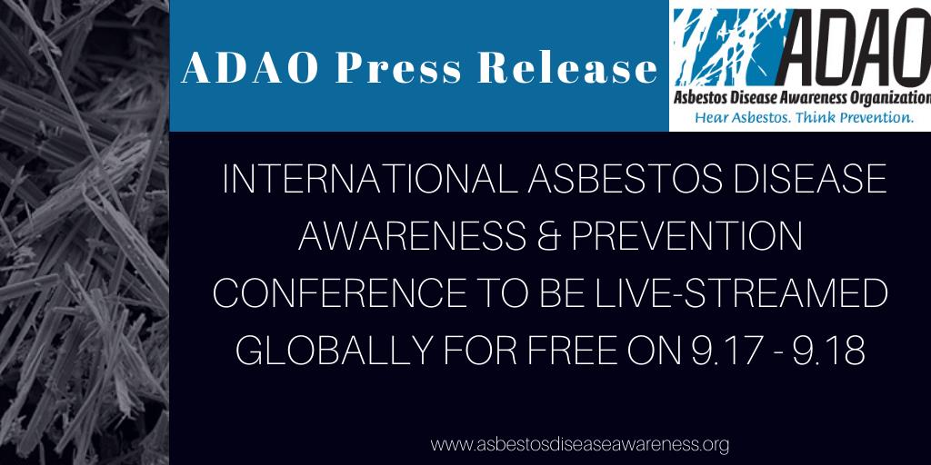 2021 INTERNATIONAL ASBESTOS DISEASE AWARENESS & PREVENTION CONFERENCE