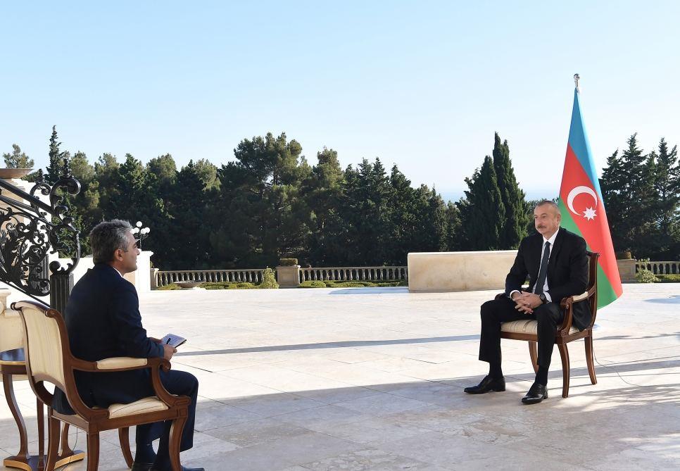Chronicles of Victory: President Ilham Aliyev interviewed by Turkish A Haber TV channel on October 16, 2020 (PHOTO/VIDEO)