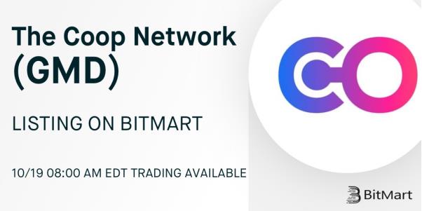 Coop Network, An Open Source PoS Blockchain, to List on BitMart Exchange