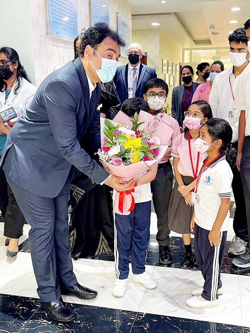 Karnataka Minister Visits The Indian Academy Dubai