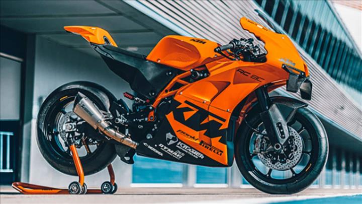 limited-edition KTM RC 8C motorcycle 