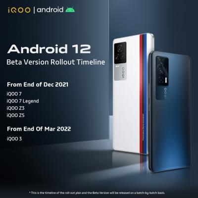  iQOO to update its entire portfolio to Android 12 in India 