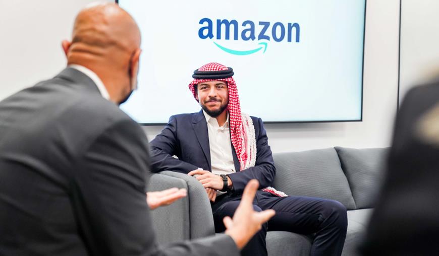 Crown Prince inaugurates Amazon's new office in Amman
