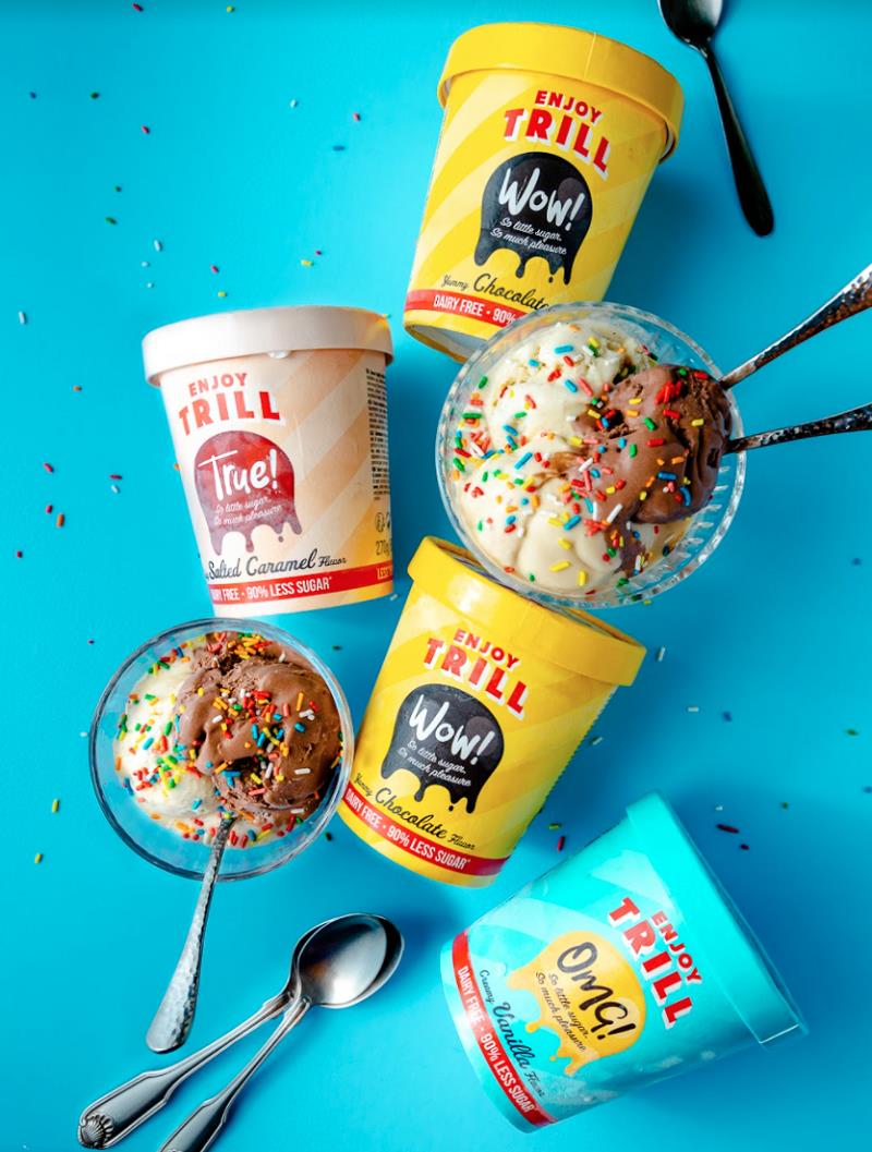 Enjoy Trill introduces the healthy and tasty ice cream with less sugar than an apple