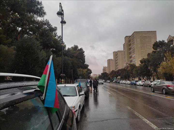 Baku holds victory rally with participation of veterans of Second Karabakh War (PHOTO)