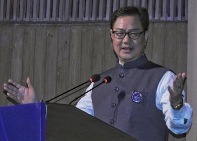  Need to ponder, why it is difficult to implement law passed by Parliament: Rijiju 