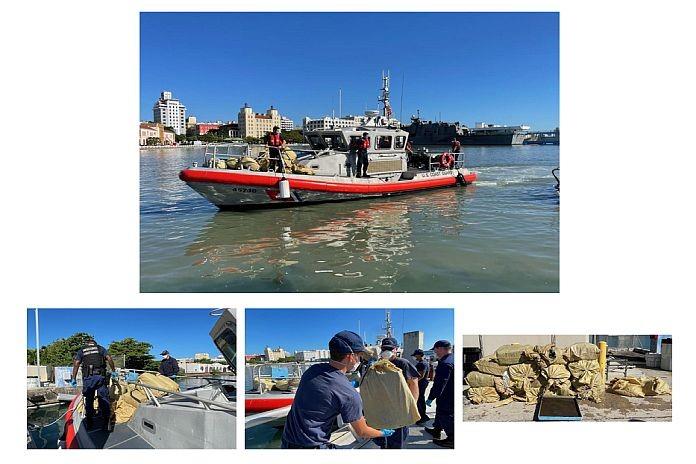 US Coast Guard boat crews apprehend four smugglers, seize $12 million in cocaine near Dorado, Puerto Rico