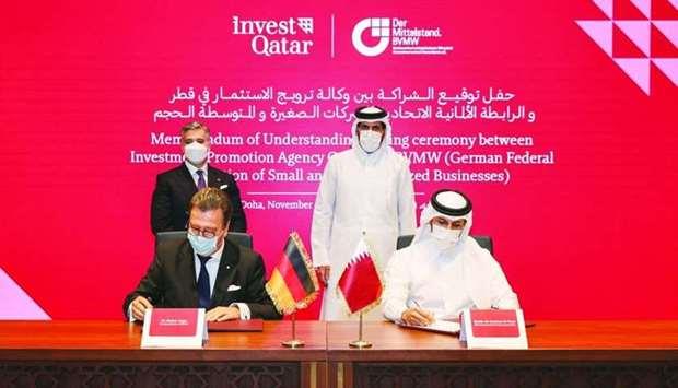 Qatar - MoU sets up German SME association's 1st HQ in GCC region