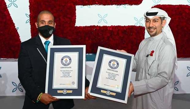 Qatar - Floward sets two Guinness World Records titles as it commemorates the UAE's 50th National Day
