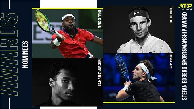 Full list of nominees for 2021 ATP player awards: Andy Murray nominated for WTA 'Best Comeback' award