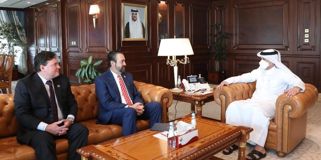 Qatar - Attorney-General meets delegation of US attorneys