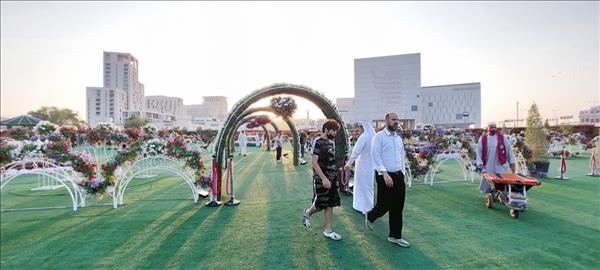 Qatar - Riot of colours as fourth Flower Festival kicks off at Souq Waqif