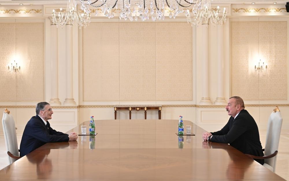 President Ilham Aliyev receives world-renowned scientist