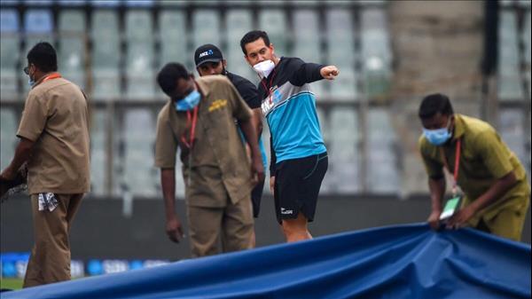 UAE - Cricket: Toss delayed in India-New Zealand Test after Mumbai rain