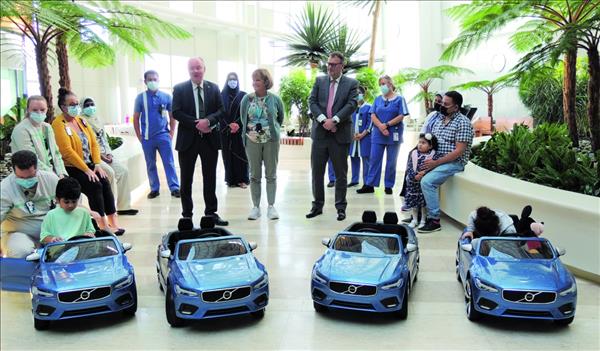 Qatar - Domasco brings joy to children at Sidra Medicine by donating Volvo toy cars