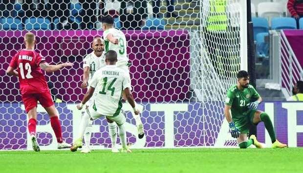 Qatar - Algeria edge past feisty Lebanon to reach quarters