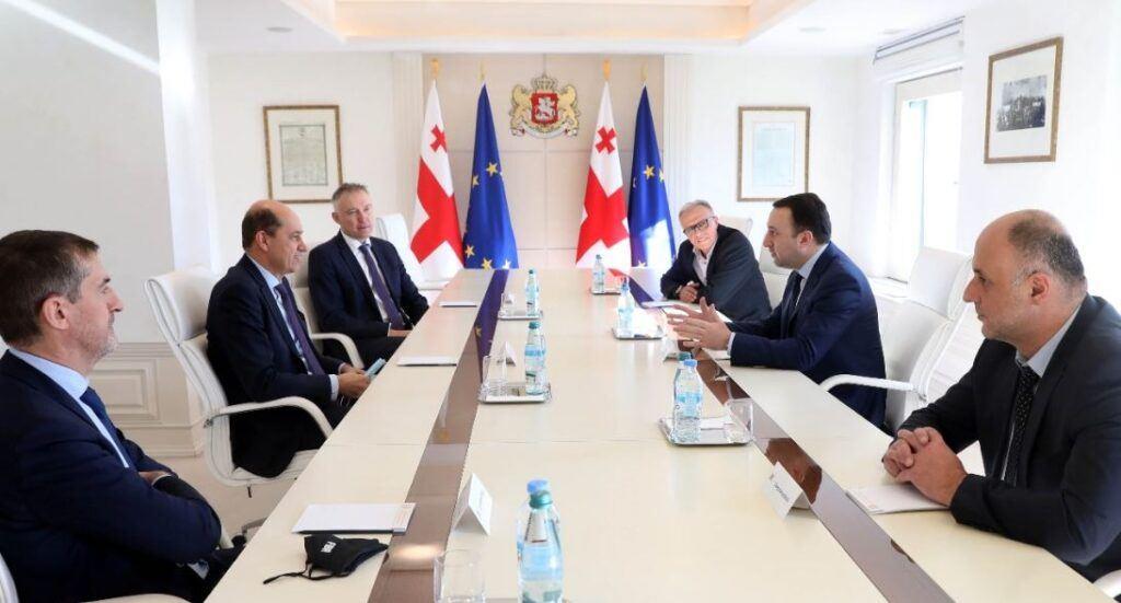 Georgian PM meets with President of FIBA Europe