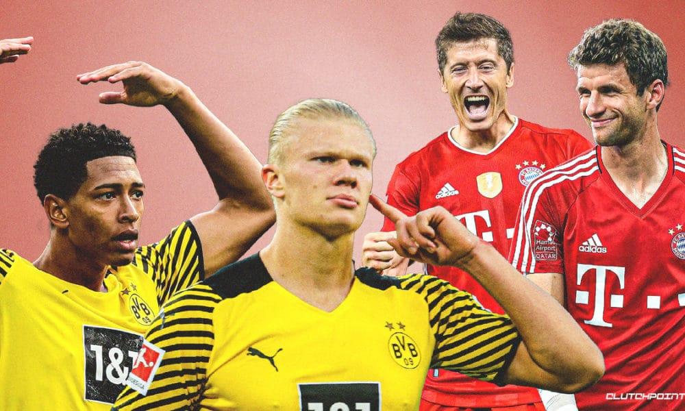 Afghanistan - Both Lewandowski and Haaland scored in the Bundesliga Derby match between Bayern and Dortmund