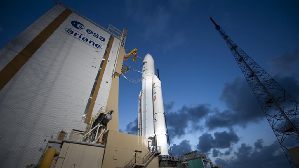 Soyuz-ST-B with 2 Galileo satellites launched from Kourou spaceport