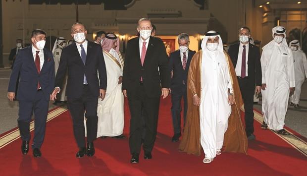 President of Turkey    eaves Doha