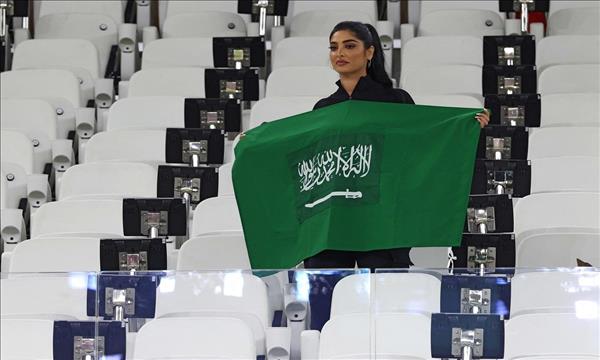 الاردن - شاهد.. مشجعات السعودية والمغرب في ملعب الثمامة بكأس العرب