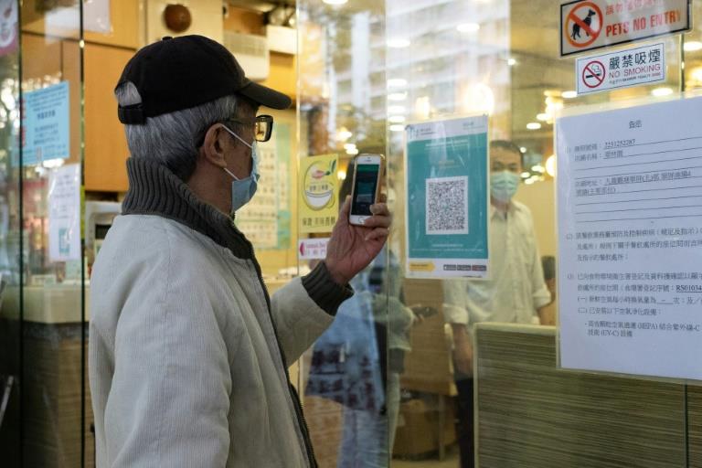 Hong Kong mandates Covid tracing app for most adults in bars, restaurants