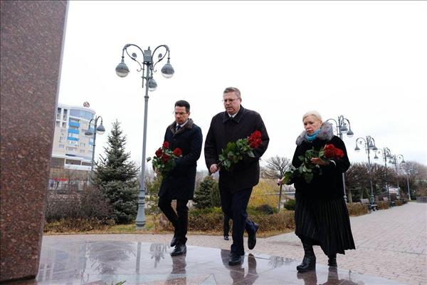 Russia's Astrakhan honors memory of Azerbaijan's national leader Heydar Aliyev