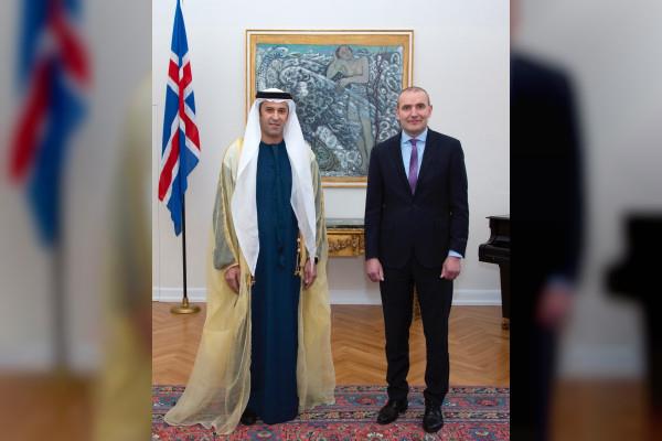 UAE - Non-Resident Ambassador presents credentials to President of Iceland